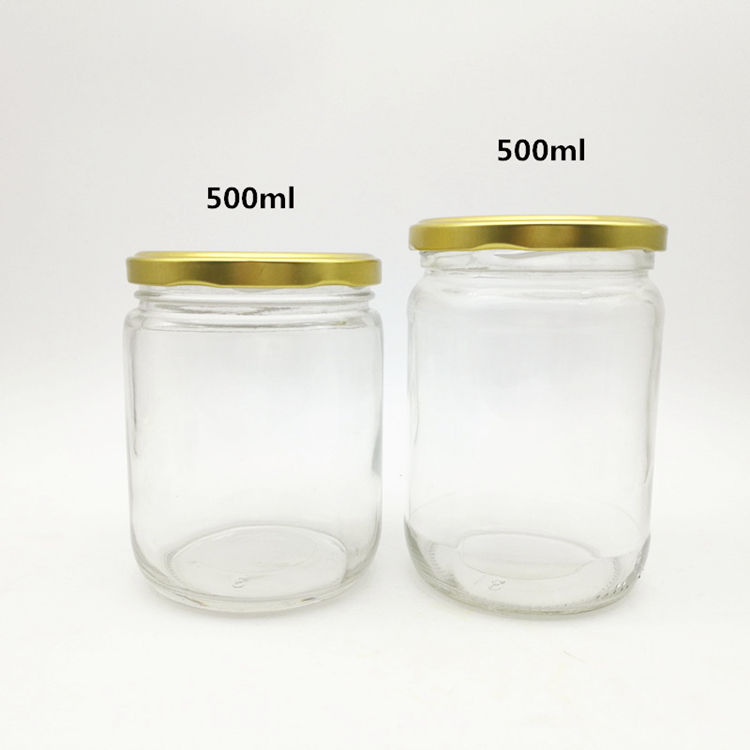 Airtight Glass Storage Jars with Metal Lids (4)