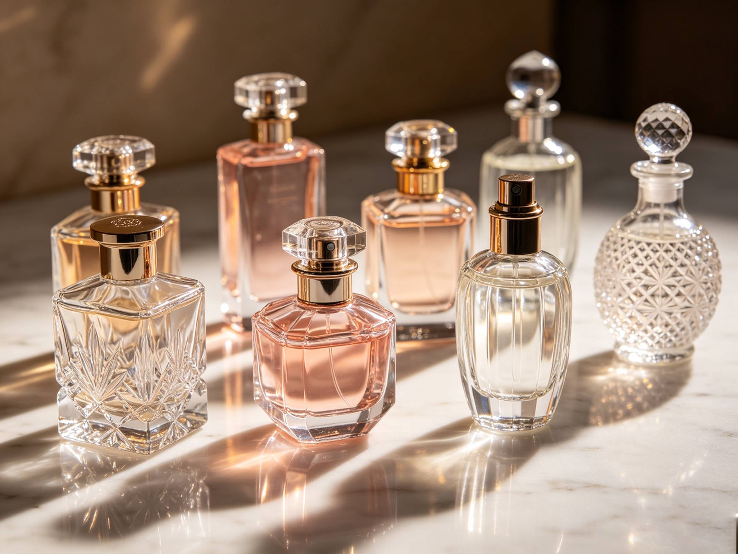 Glass Perfume Bottles
