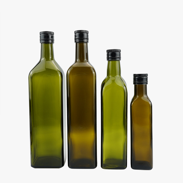 glass olive oil bottles