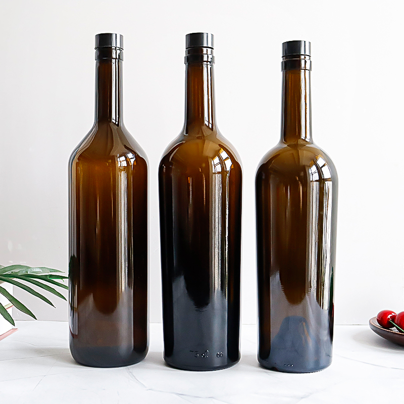 glass wine bottle